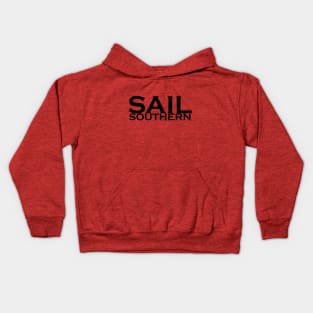 Sail Southern - Over Under Logo Kids Hoodie